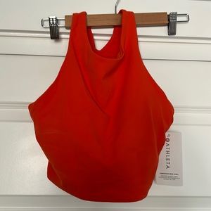 Athleta Conscious Crop - Small D/DD - Flame Orange